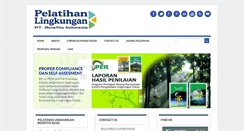 Desktop Screenshot of pelatihanlingkungan.com